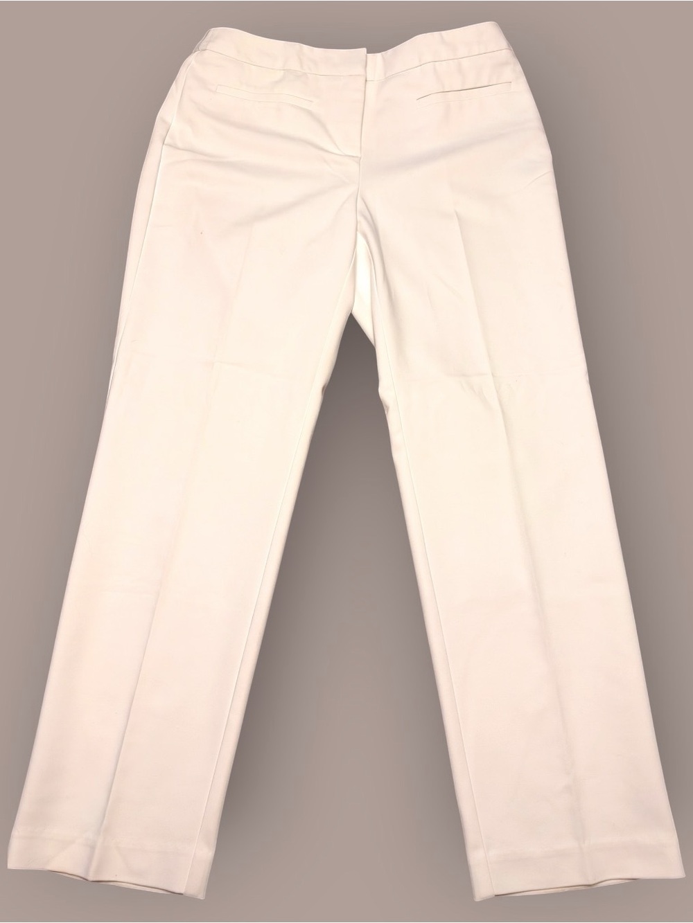 Chico’s Fabulously Slimming White Ankle Pants Size 0 Stretch Pull-On